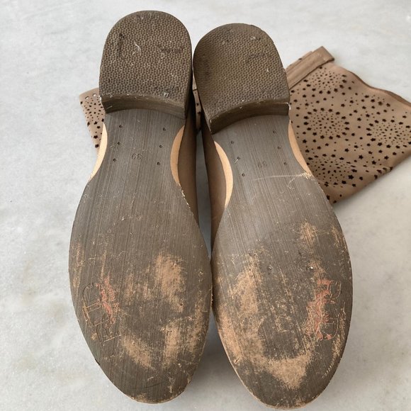 Rud by Rudsak tall / mid calf western leather boots, star cut outs, tan / taupe - Picture 11 of 14